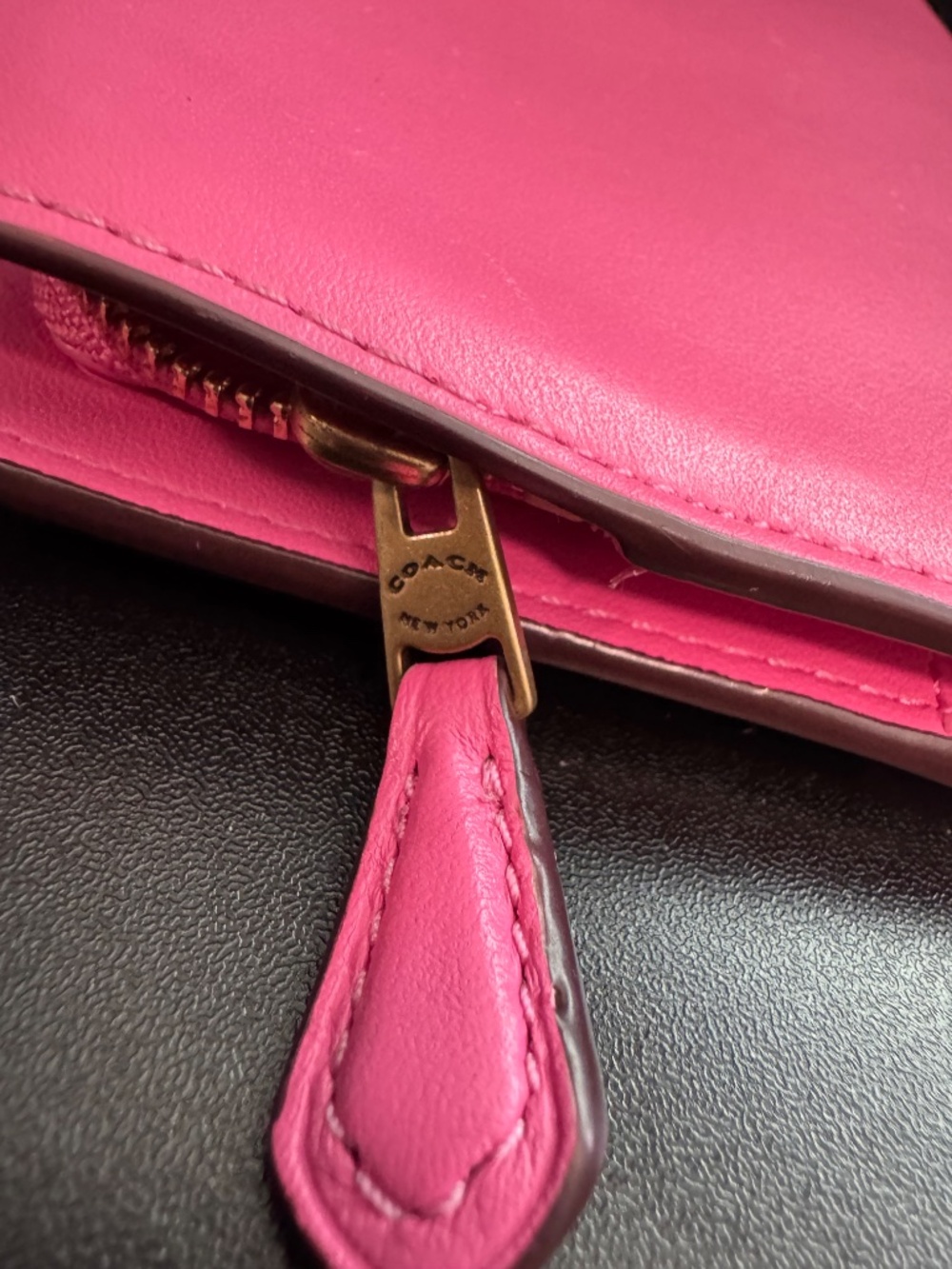 Pink Coach Wallet - Picture 3 of 8